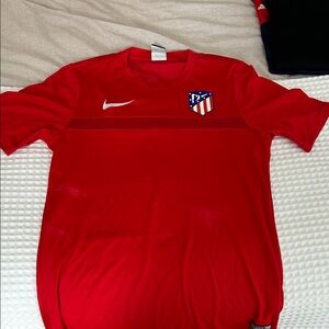 Nike Red Atletico Madrid Soccer Jersey